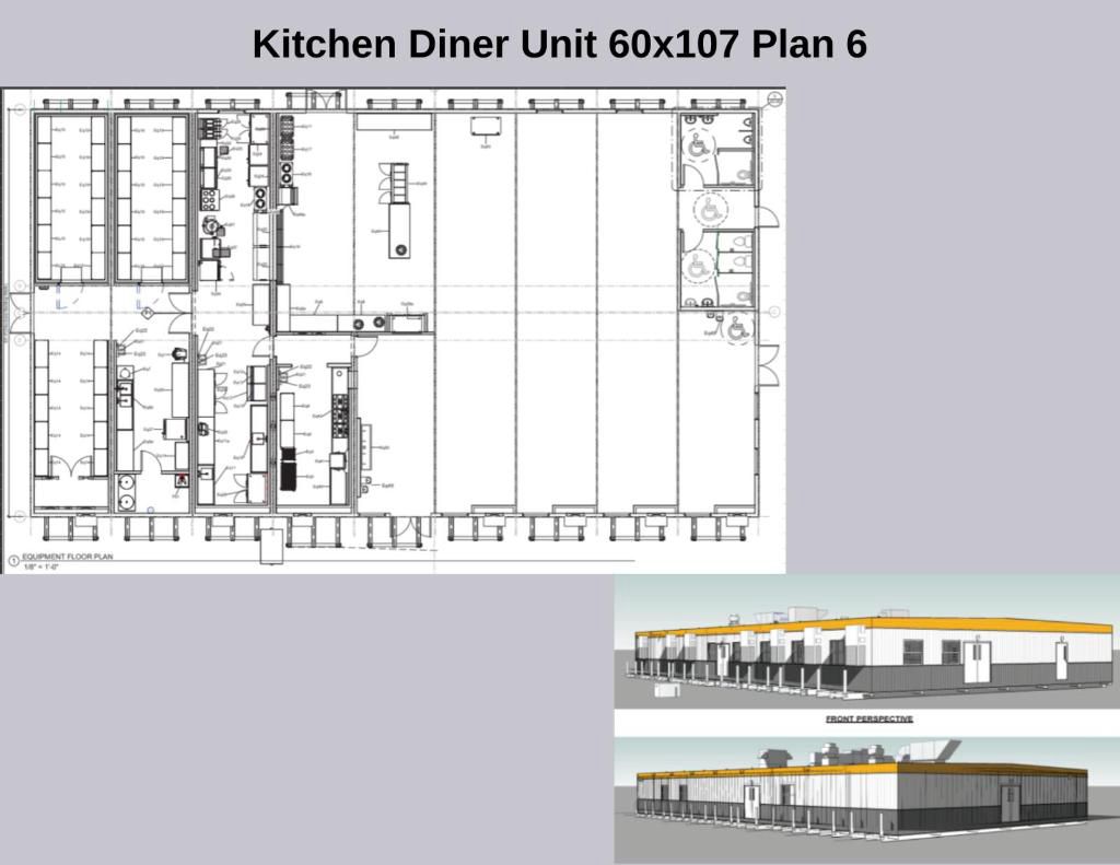 Kitchen Dinner Unit 60x107