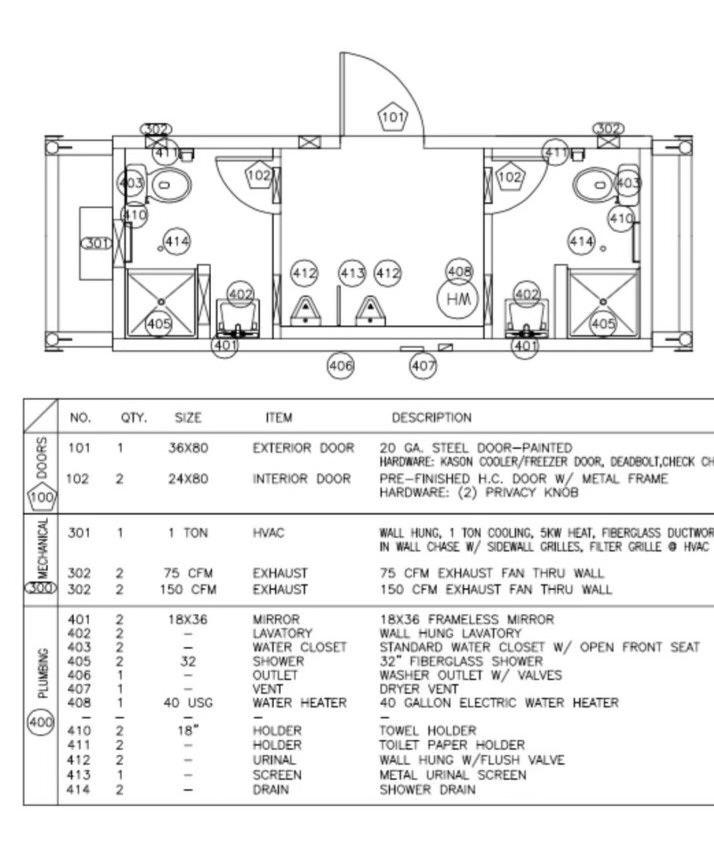 8x20 Change House Shower Trailer Portable Restrooms – $20,000 Limited Offer