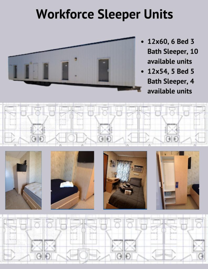 Oilfield Man Camp Homes Sleeper units-Crew quarters for sale